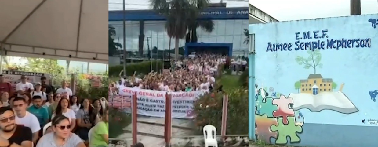 Professores e servidores da educação entram em greve em Ananindeua