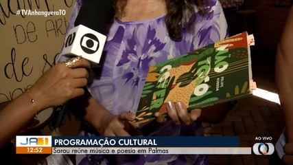 Sarau reúne música e poesia nesta sexta-feira (24) em Palmas