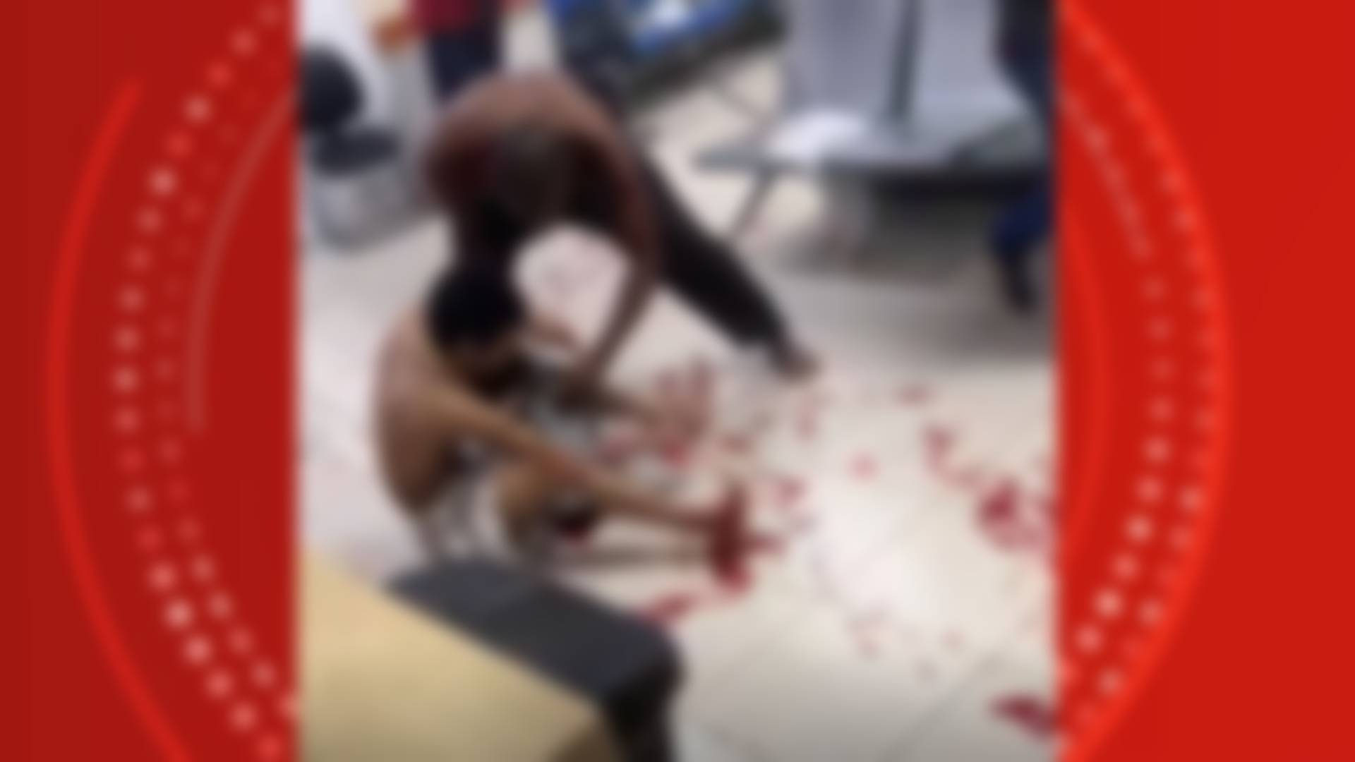 VÍDEO: jovem dá soco em porta de vidro do Pronto Atendimento de Cariacica e fica gravemente ferido