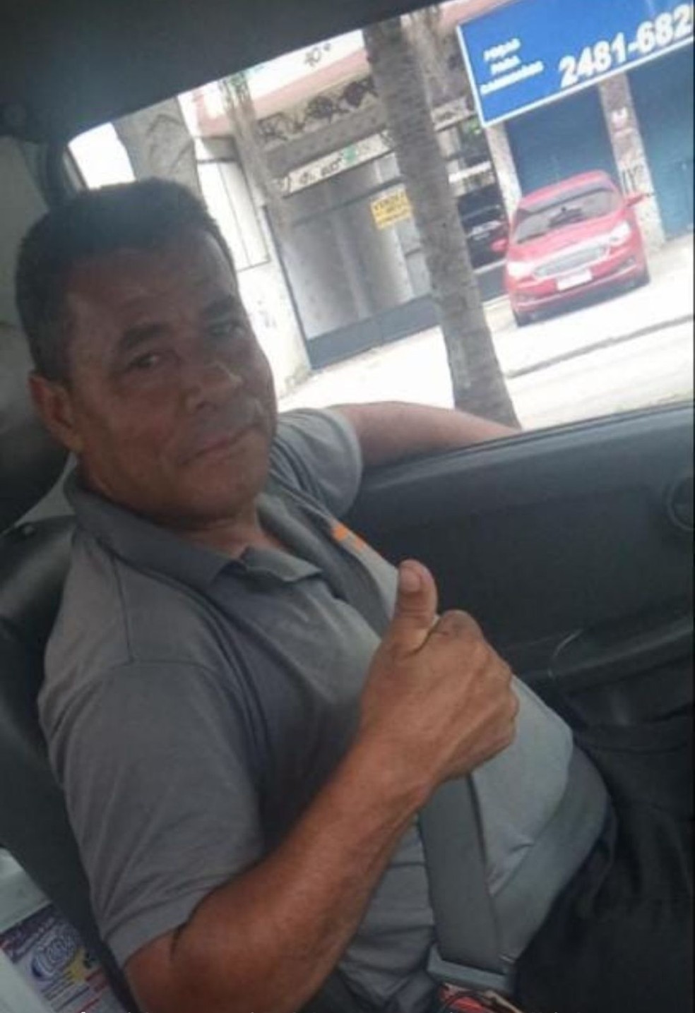 Geneilson Eustáquio Ribeiro, 49 anos, motorista de caminhão morto na Avenida Brasil — Foto: Reprodução