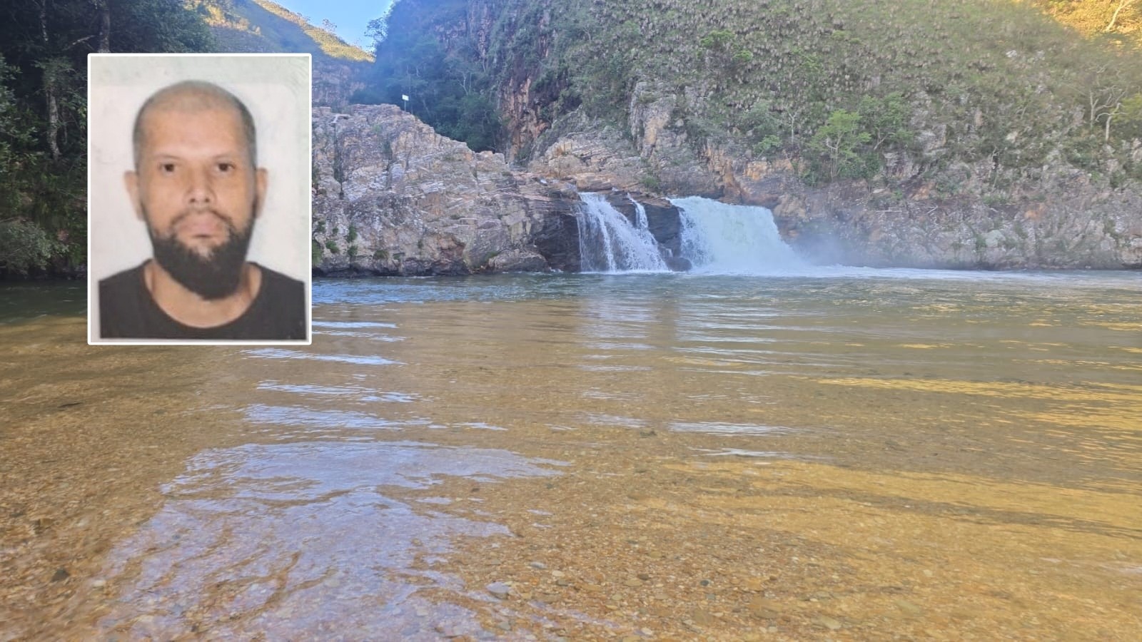 Bombeiros encontram corpo de turista que morreu em cachoeira de Delfinópolis 