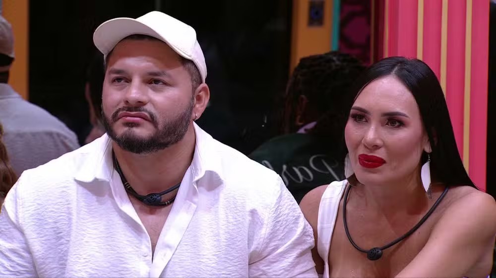 Arleane e Marcelo são 1ª dupla eliminada do BBB 25, com 55,95% dos votos