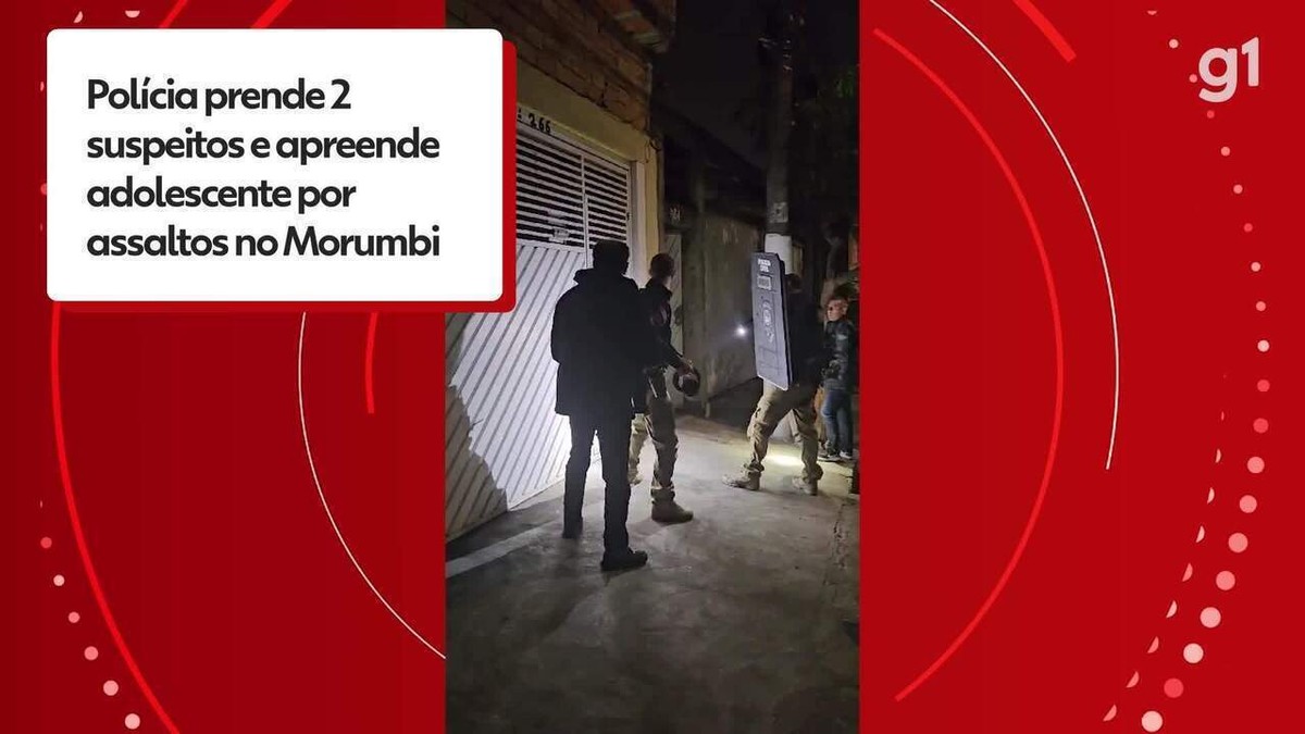 Polícia Prende Dois Homens E Apreende Um Adolescente Suspeitos De Assaltos No Morumbi Zona Sul