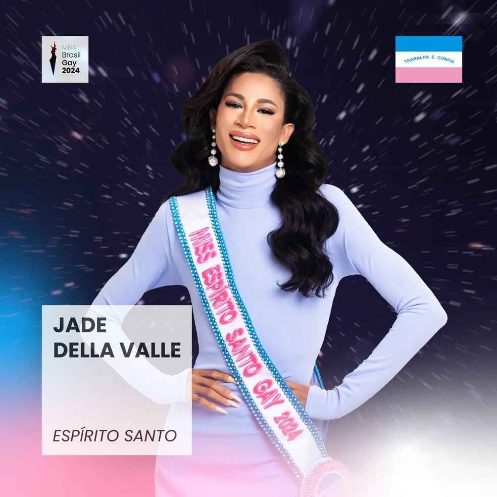 Jade Della Valle, do Espírito Santo — Foto: Miss Brasil Gay/Divulgação