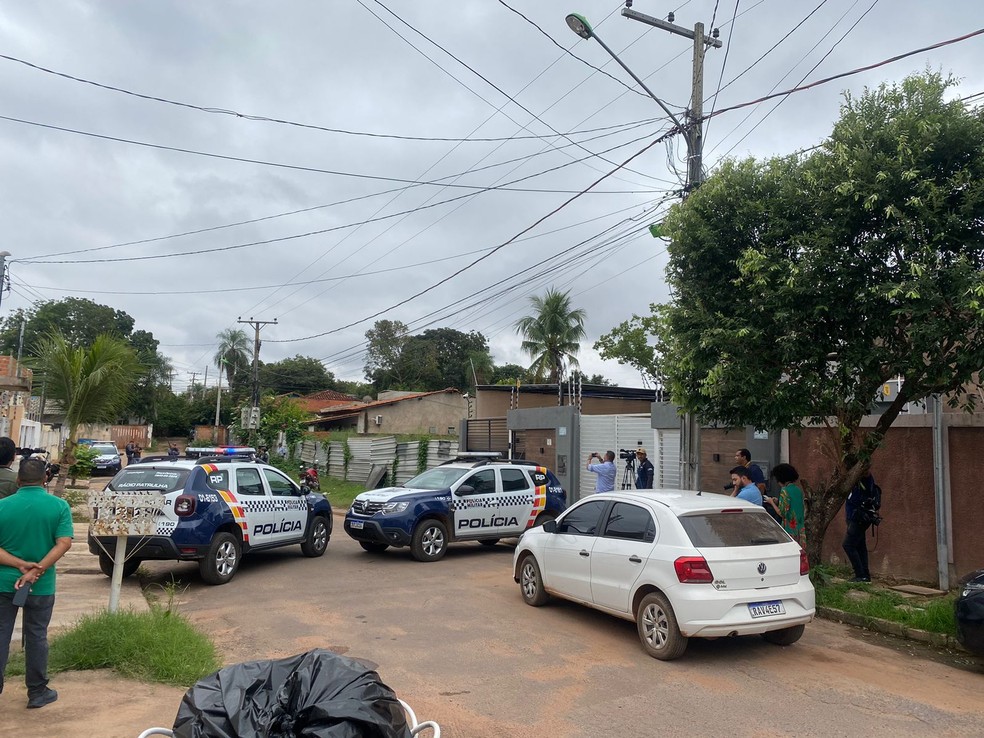 Caso ocorreu na manhã desta quinta-feira (11), em Cuiabá — Foto: Nathan Goulart/TVCA