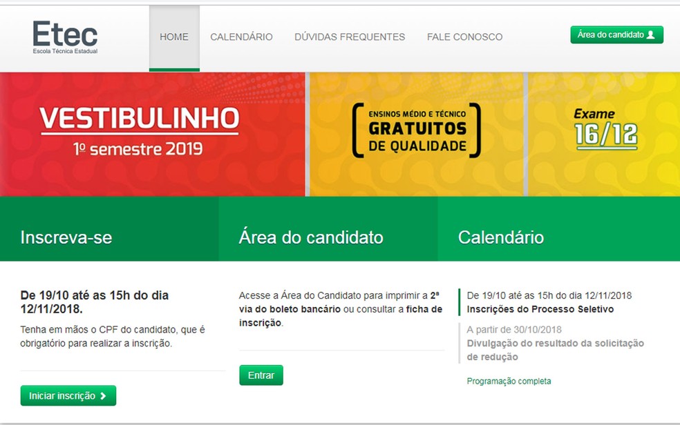 Etecs (SP): confira o resultado do Vestibulinho 2023 - Brasil Escola