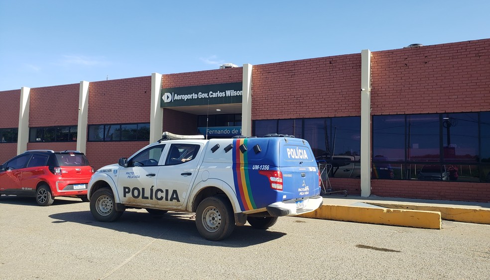 Preso foi transfeiro para o continente — Foto: Ana Clara Marinho/TV Globo
