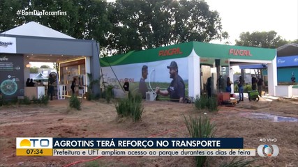 Prefeitura de Palmas reforça linhas de ônibus para a Agrotins; veja horários