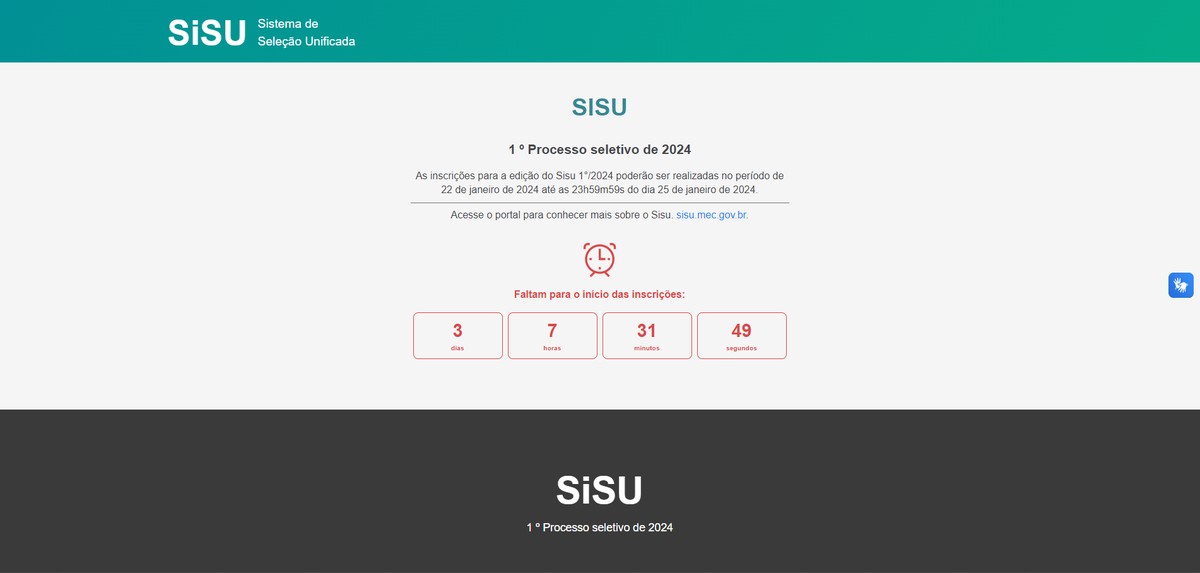 Sisu 2024: check dates, changes to rules, number of vacancies and other tips about the program |  Education