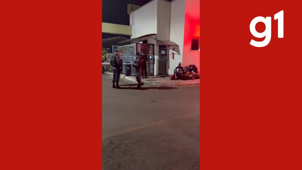 Homem resgatado de sequestro em Cuiabá — Foto: Reprodução