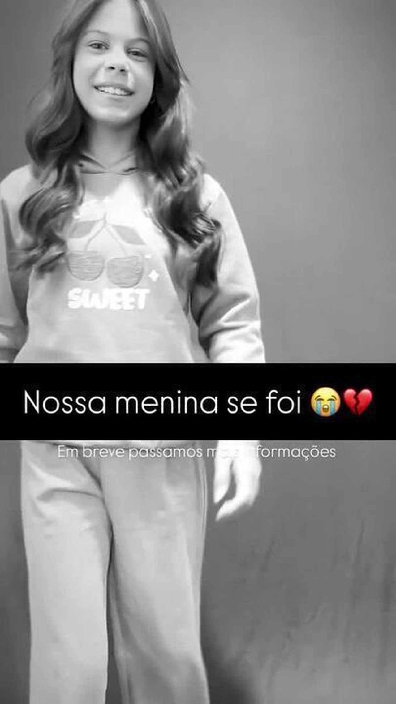 Homenagem à Jovem Atriz Millena Brandão: Velório e Enterro Neste Domingo