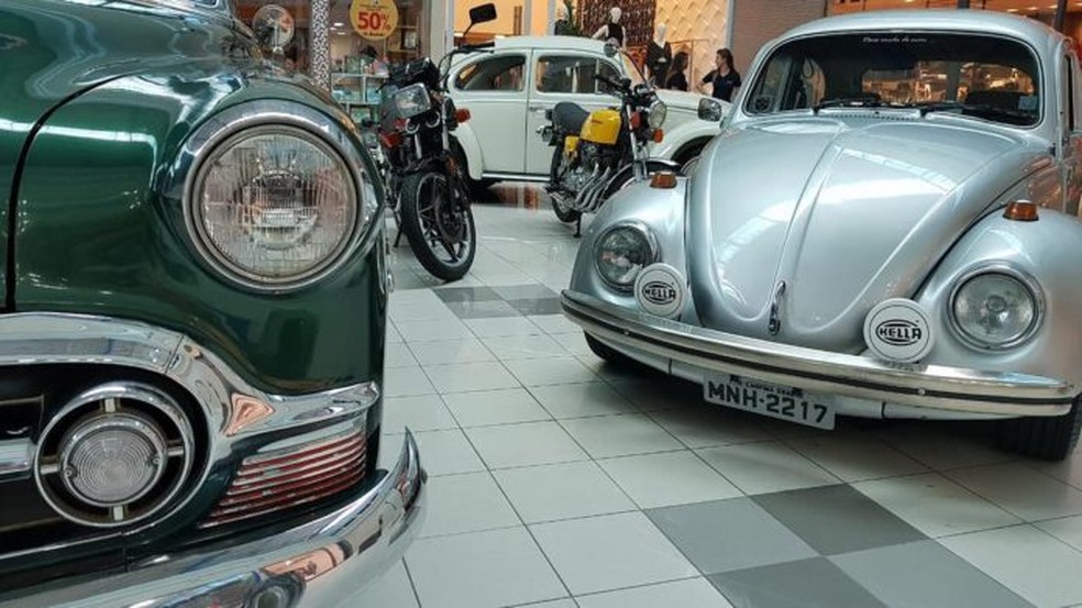 Encontro de fuscas e outros carros antigos tem entrada gratuita em shopping  de Campinas, Campinas e Região