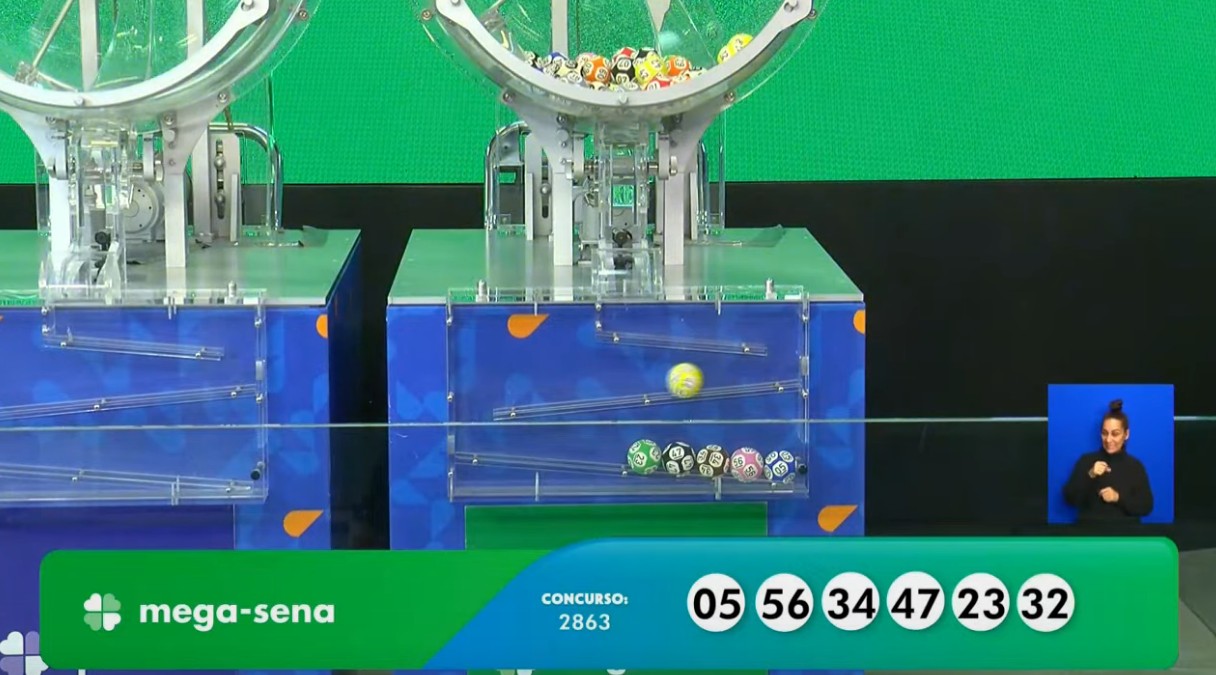 Mega-Sena, concurso 2.863: resultado