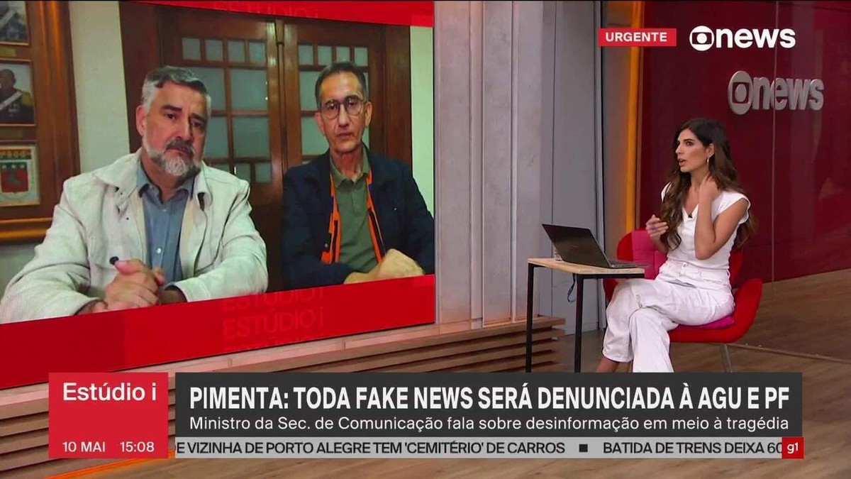 'Temos gravado as conversas para evitar desinformação', diz Pimenta sobre ligação em que prefeito pede dinheiro para o RS