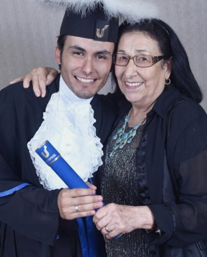 Avó de Felipe foi inspiração para rótulos especiais — Foto: Felipe Nogueira/Arquivo Pessoal