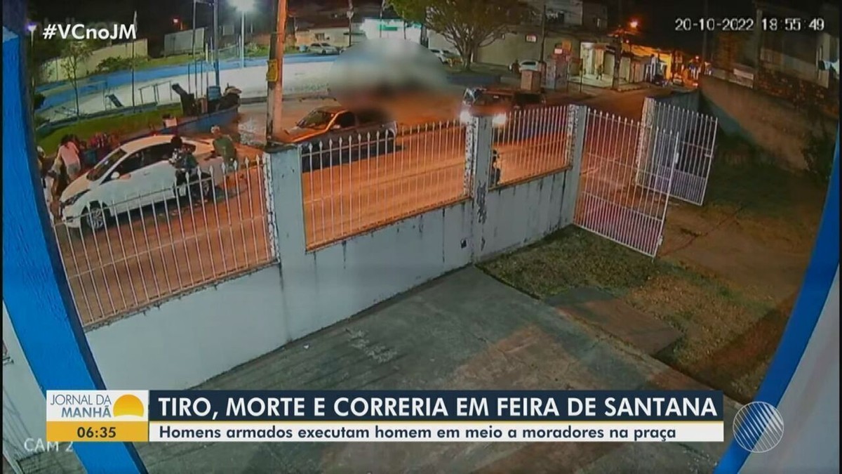 Homem é morto a tiros ao lado da mãe em praça de Feira de Santana; três ...