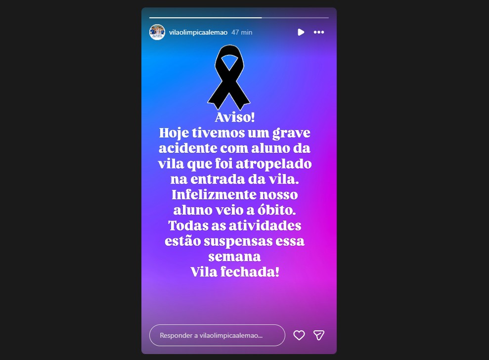 Menino de 9 anos morre após acidente entre bicicleta elétrica e ônibus no Complexo do Alemão