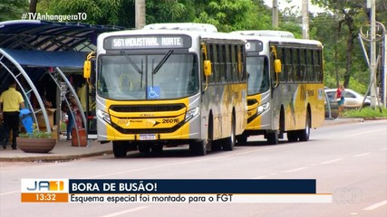 Esquema especial de transporte coletivo foi montado para o festival gastronômico