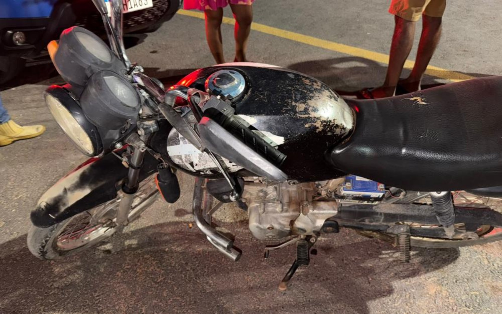 Menino de 7 anos morre atropelado por moto na GO-108