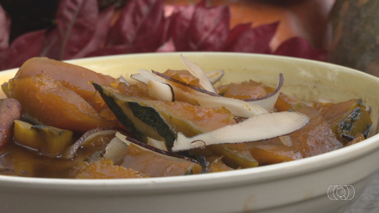 Carne serenada na abóbora e doce de abóbora com coco: Jornal do Campo ensina receita com ingrediente apreciado pelos brasileiros