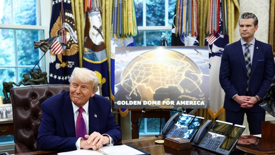 Golden Dome: Trump apresenta projeto de escudo de defesa antimísseis avaliado em US$ 175 bilhões