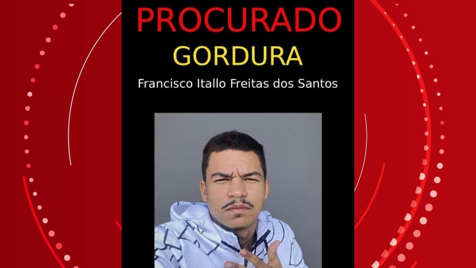 Polícia divulga foto de suspeito de homicídio e roubo em cidades do Piauí