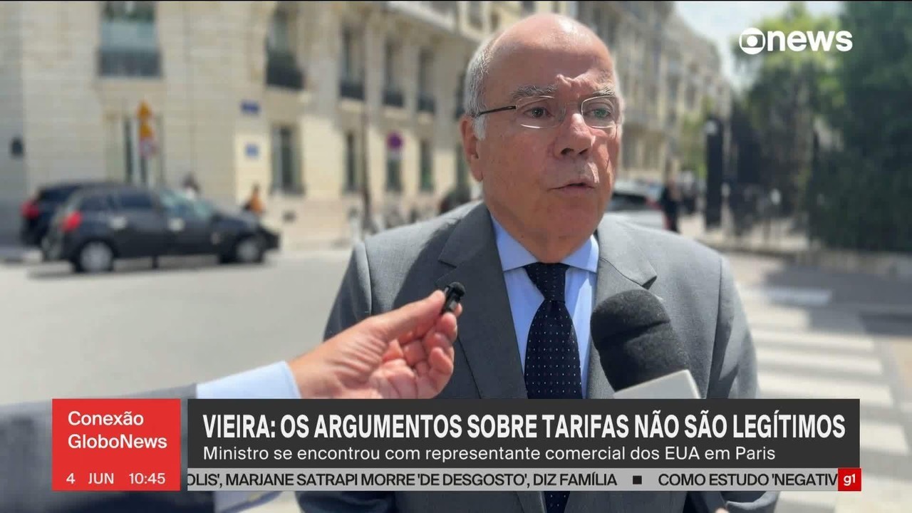 Mauro Vieira diz que argumentos dos EUA para aplicar tarifas ao Brasil ‘não são legítimos’