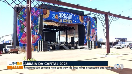 Arraiá da Capital 2026 começa nesta quinta-feira (25)