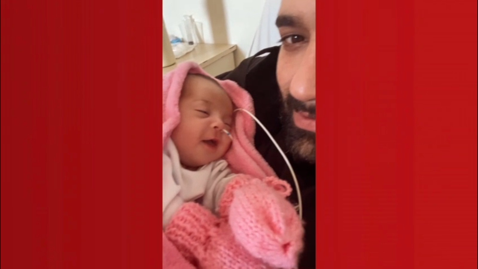 Recém-nascida que sofreu queimaduras durante banho no AC aparece sorrindo em VÍDEO: 'Tudo acontece no tempo certo'