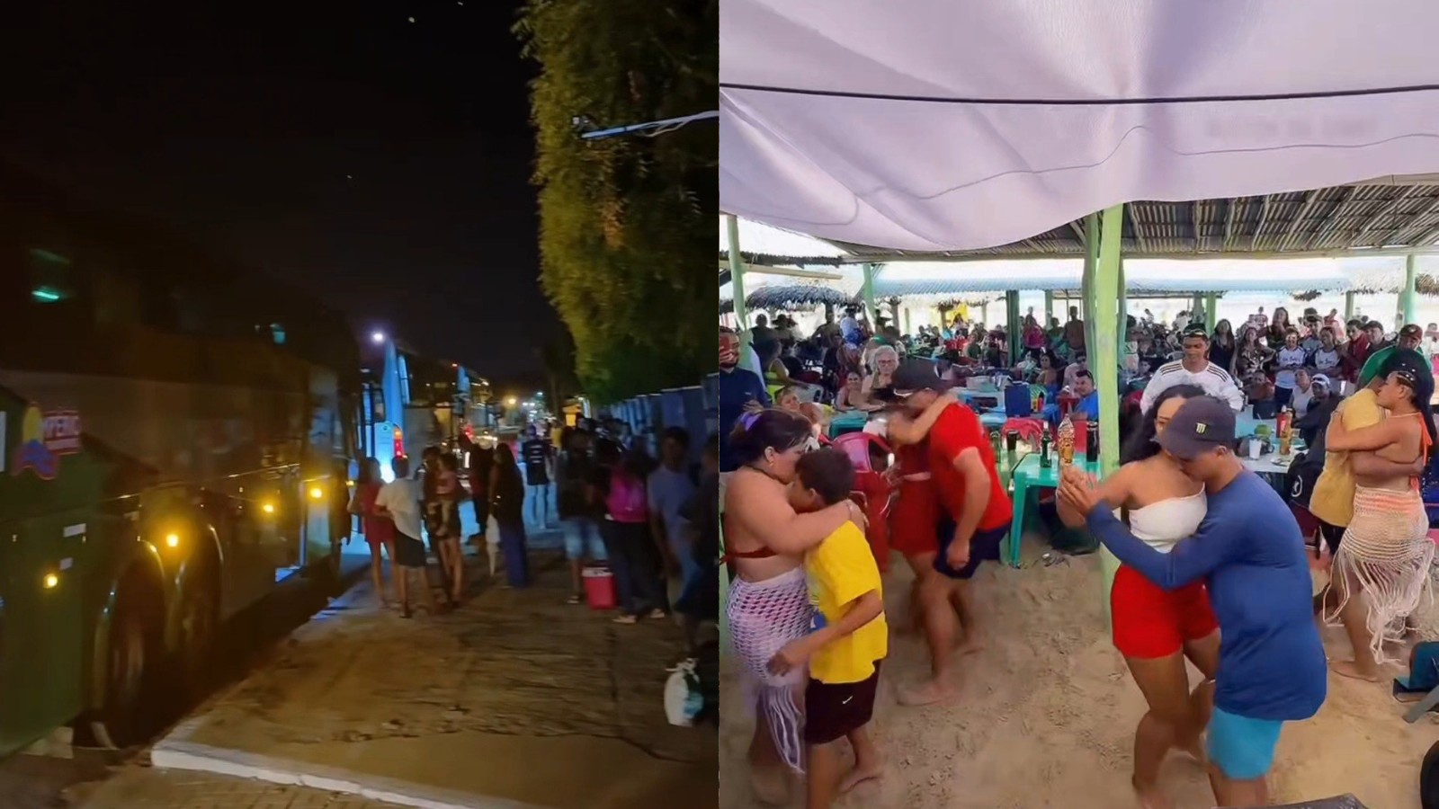 Trajeto de ônibus e concurso de forró à beira mar: influenciador viraliza ao mostrar viagem para litoral do Piauí