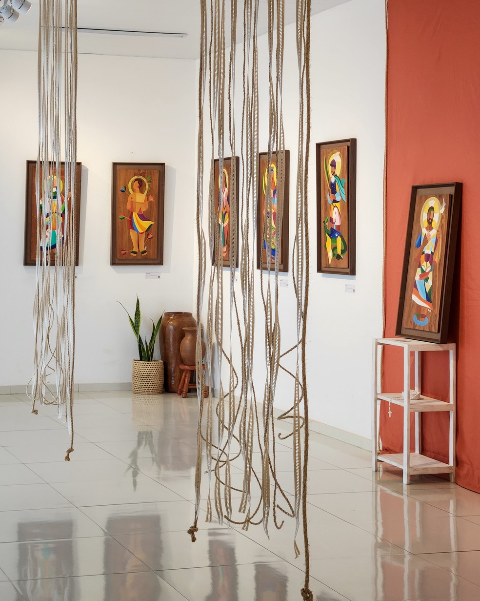 Artista potiguar abre exposição com obras sobre tradições populares em Natal — Foto: Divulgação