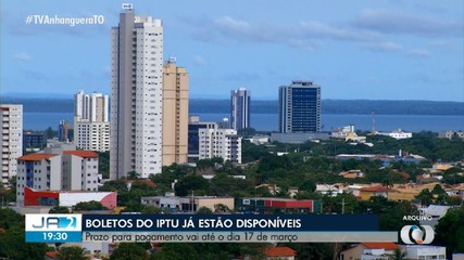 Boletos do IPTU de Palmas já estão disponíveis; saiba mais