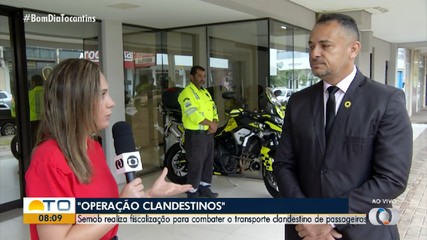 Prefeitura intensifica fiscalização contra transporte clandestino de passageiros em Palmas