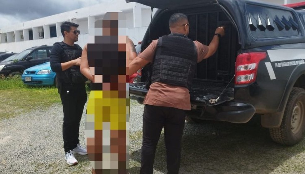 O foragido estava escondido no bairro da Maoibinha. — Foto: Divulgação/Polícia Civil