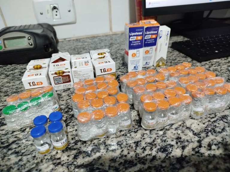 Homem é preso por contrabando com mais de 100 canetas de medicamento para emagrecimento em Ourinhos 
