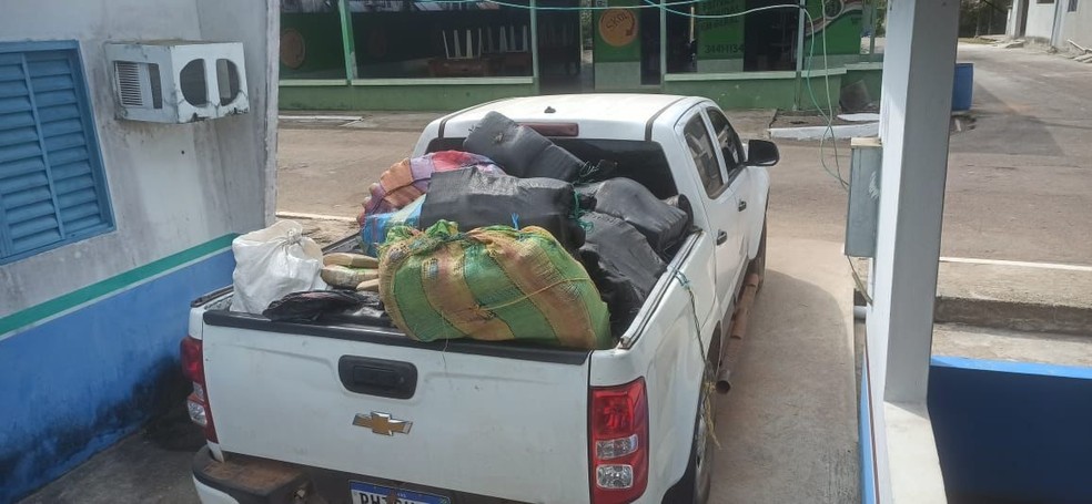 Drogas apreendidas em Santa Isabel do Rio Negro, no Amazonas — Foto: Divulgação