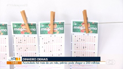 Tocantinense se empolgam para jogar na mega sena acumulada em R$ 200 milhões