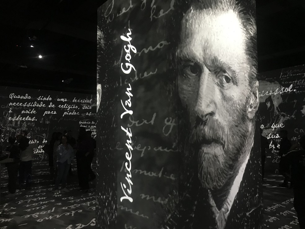 Exposição 'Van Gogh e Impressionistas' — Foto: Taymã Carneiro / g1 