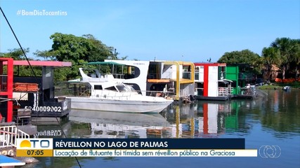 Sem programação de réveillon, locação de flutuantes em Palmas é impactada