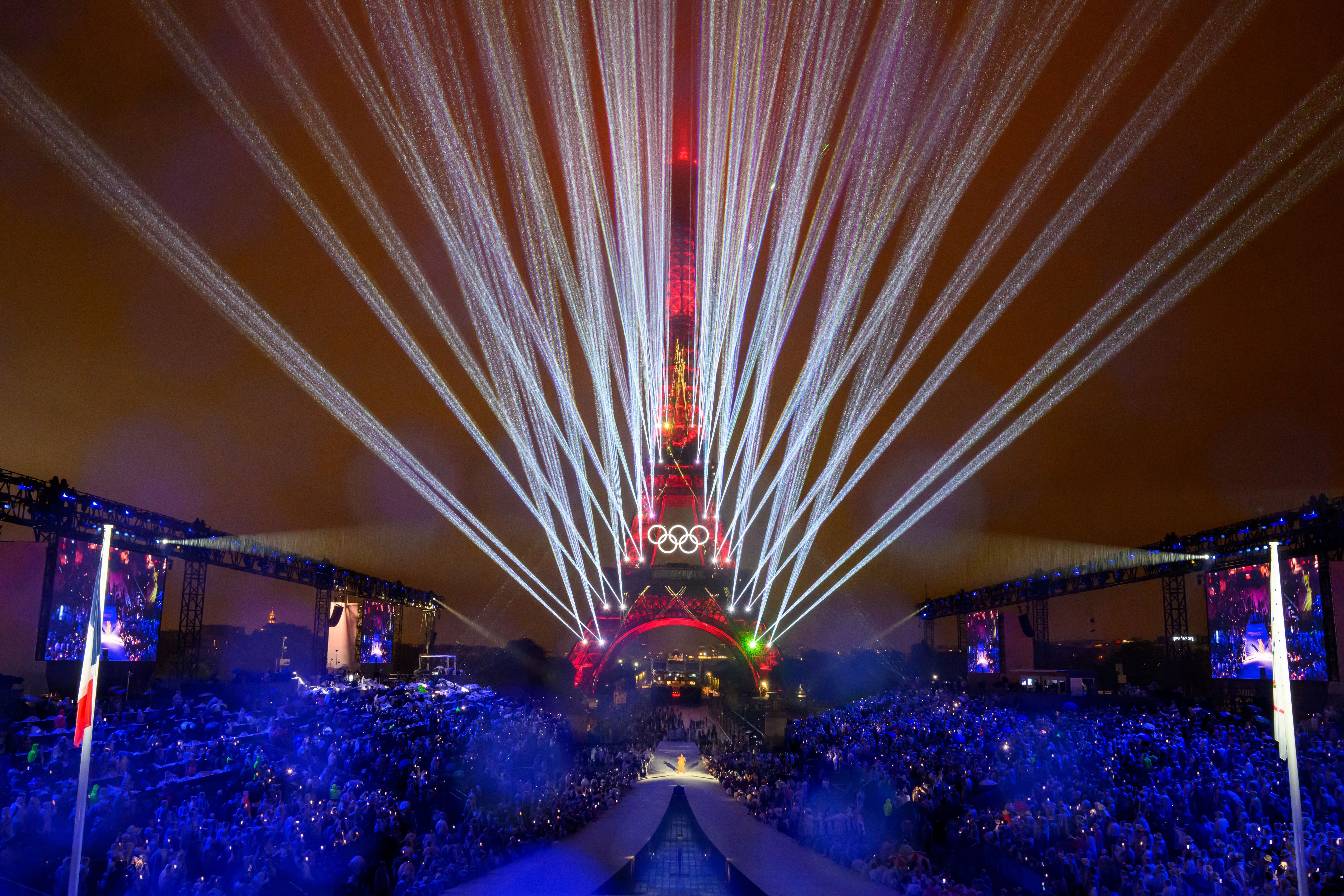 Veja fotos da cerimônia de abertura das Olimpíadas de Paris 2024