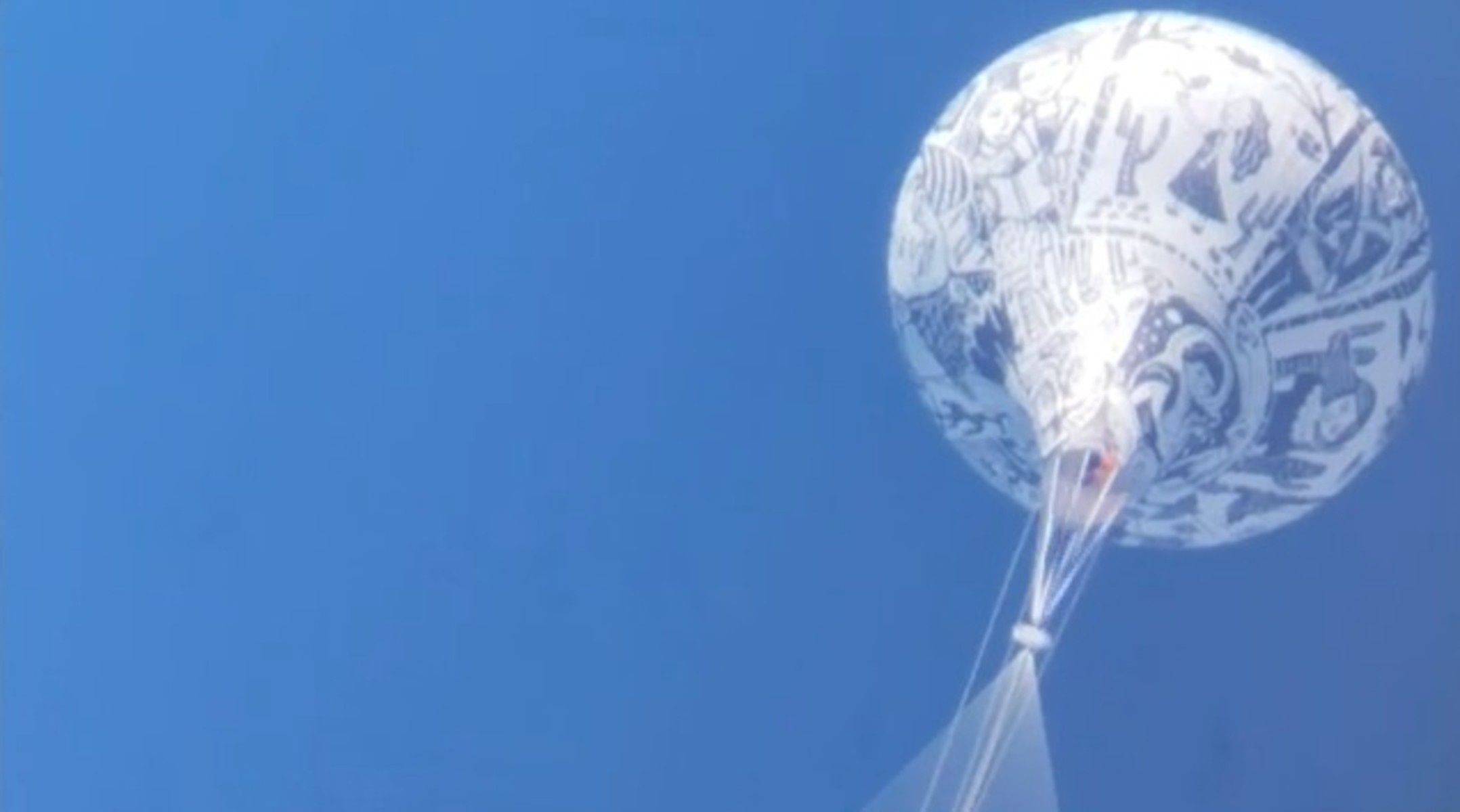 Balloons fly over the region's sky and worry residents; one falls in the east zone of São José