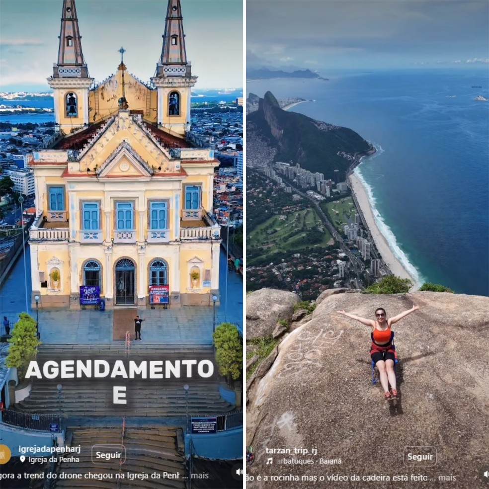 Formato tem sido usado para promover o turismo — Foto: Reprodução/Instagram
