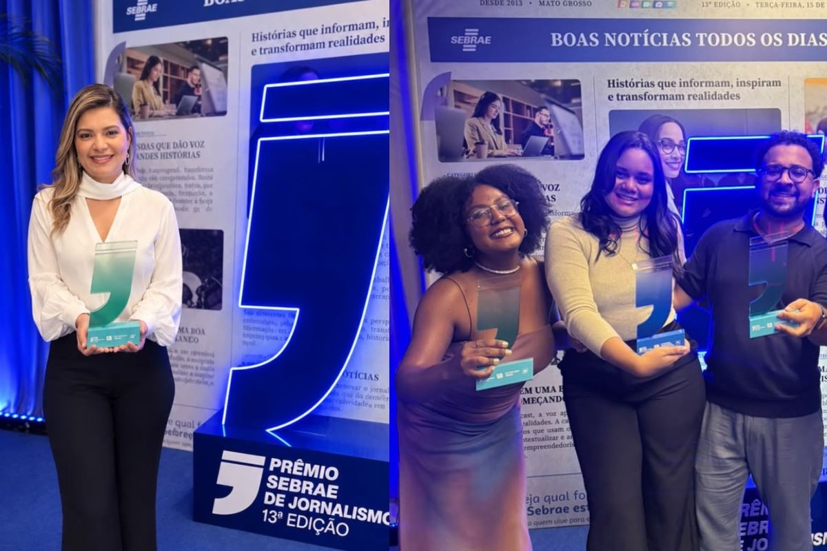 Reportagens do g1 MT vencem prêmio Sebrae de jornalismo pelo 3° ano consecutivo