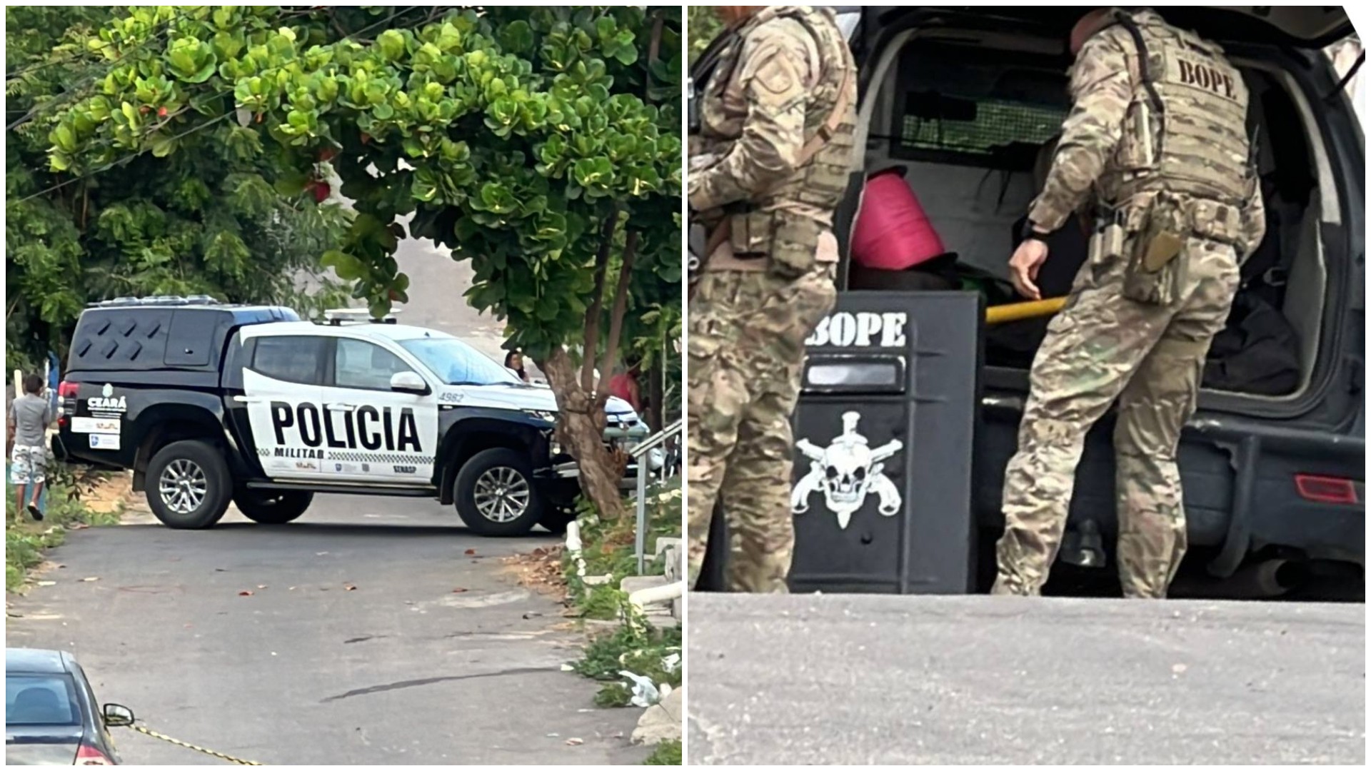 Criminosos atiram contra casa e deixam granada em rua no interior do Ceará