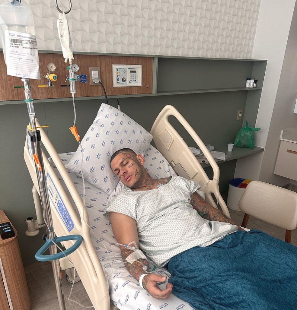Toguro está internado em um hospital em São Paulo. — Foto: Reprodução/ Instagram