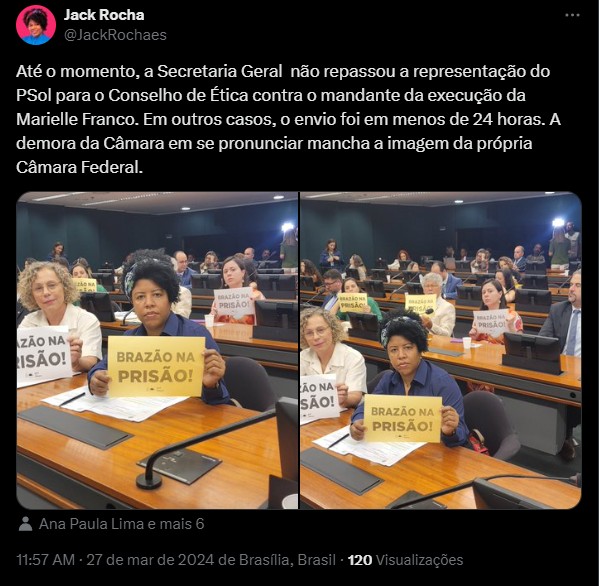 Defesa de Chiquinho Brazão pede saída de deputada da relatoria de processo que pode cassá-lo