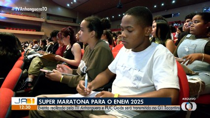 Super Maratona revisa conteúdos para o Enem 2025; veja como se inscrever