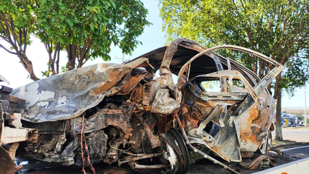 Acidente ocorreu na SP-310 em Poloni (SP) &mdash; Foto: Reprodu&ccedil;&atilde;o / Votunews
