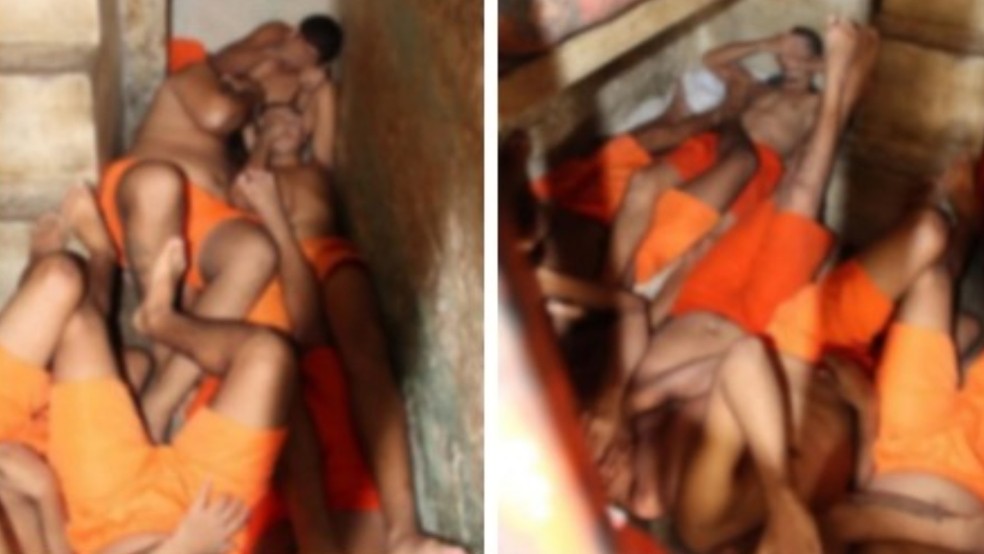 Segundo denúncia, presos passam por situação de tortura em unidades prisionais do Ceará — Foto: MPCE/Divulgação