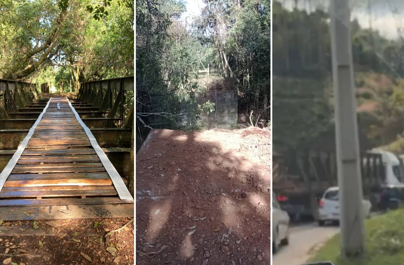 Ponte histórica inglesa de aço com 20 metros é furtada no interior Minas e é vista a cerca de 180 km de distância
